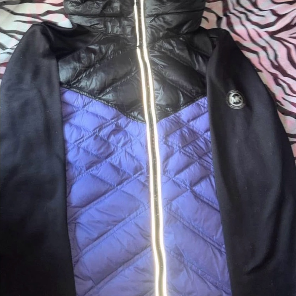 Women's Michael Kors Black and Purple Jacket